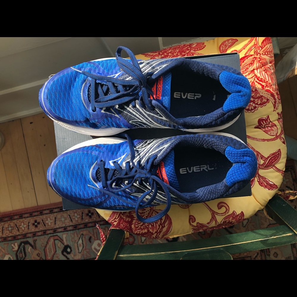 Saucony Ride9 EverRun shoe, size 9 men/11 women